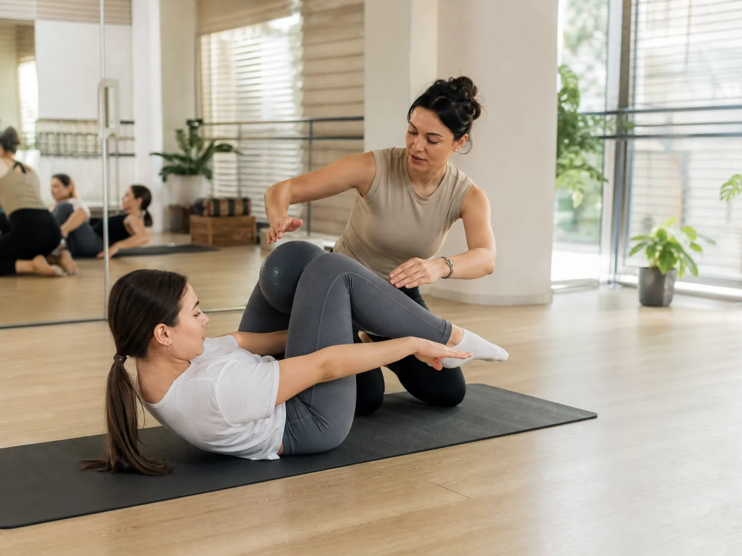 Yangi boshlovchi sinab ko‘rmoqda: pilates